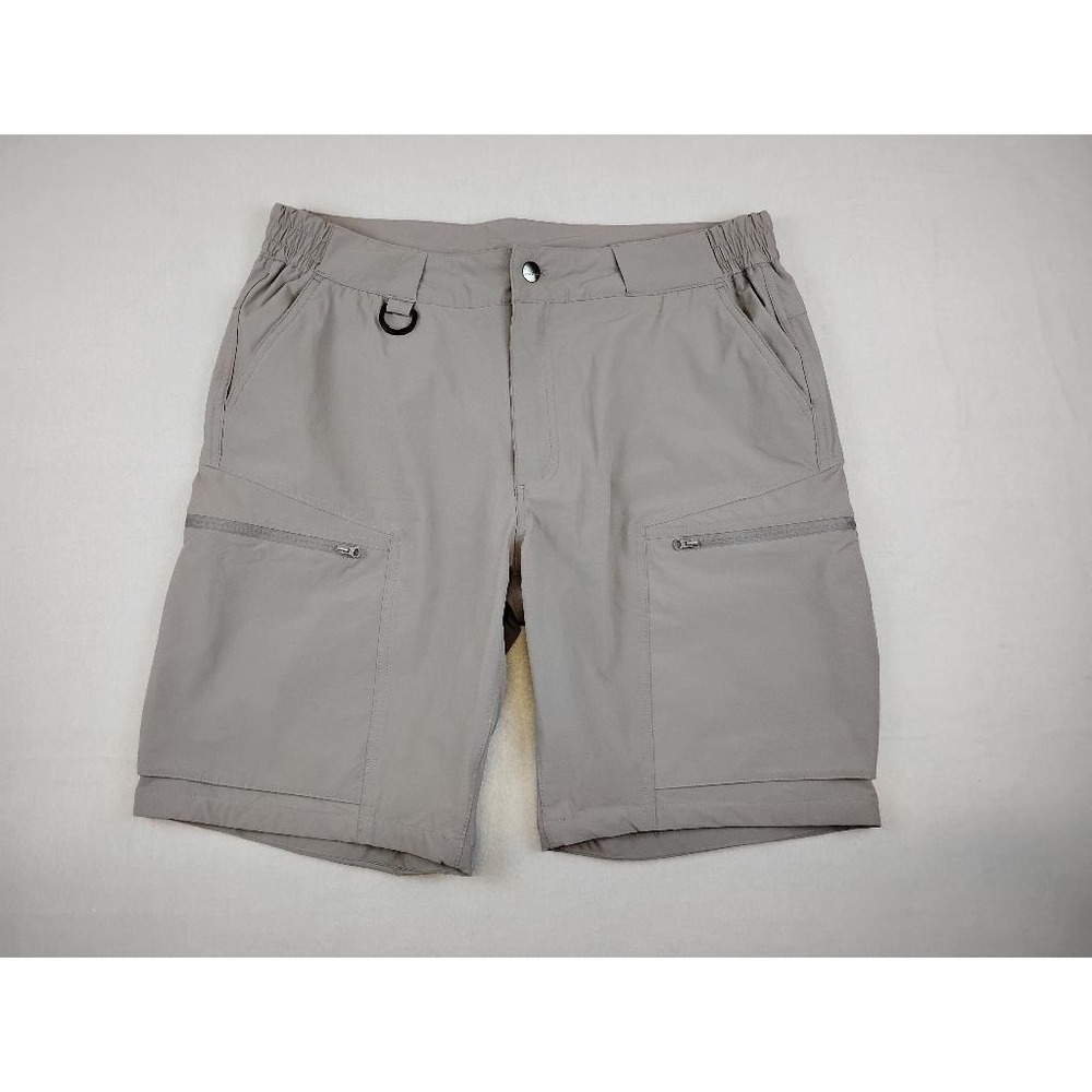 Free Soldier Outdoor Hiking Tactical Cargo Shorts Lightweight Gray Mens Size 36